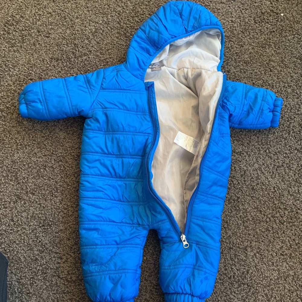 Eddie Bauer infant snowsuit with attached booties